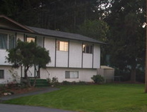 This lawn was re-seeded